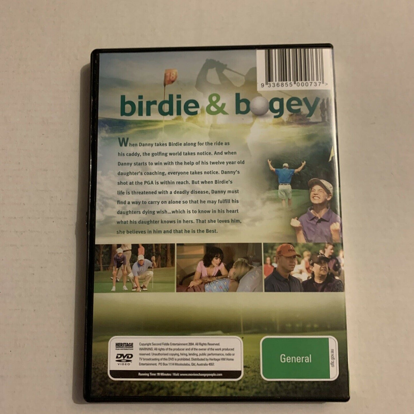 Birdie & Bogey (DVD, 2004) Janine Turner, Mike Norris, Carey Scott All Regions
