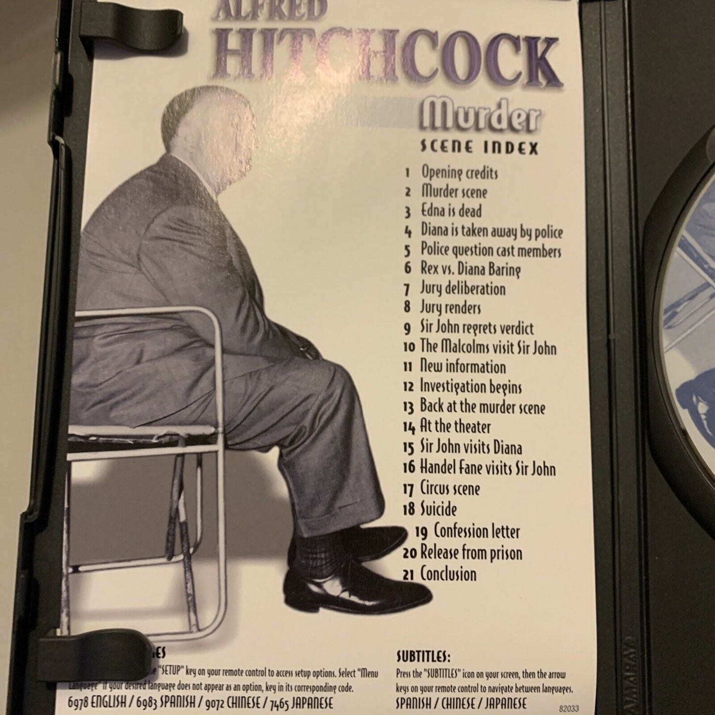 Alfred Hitchcock - Murder (DVD, 1930) All Regions