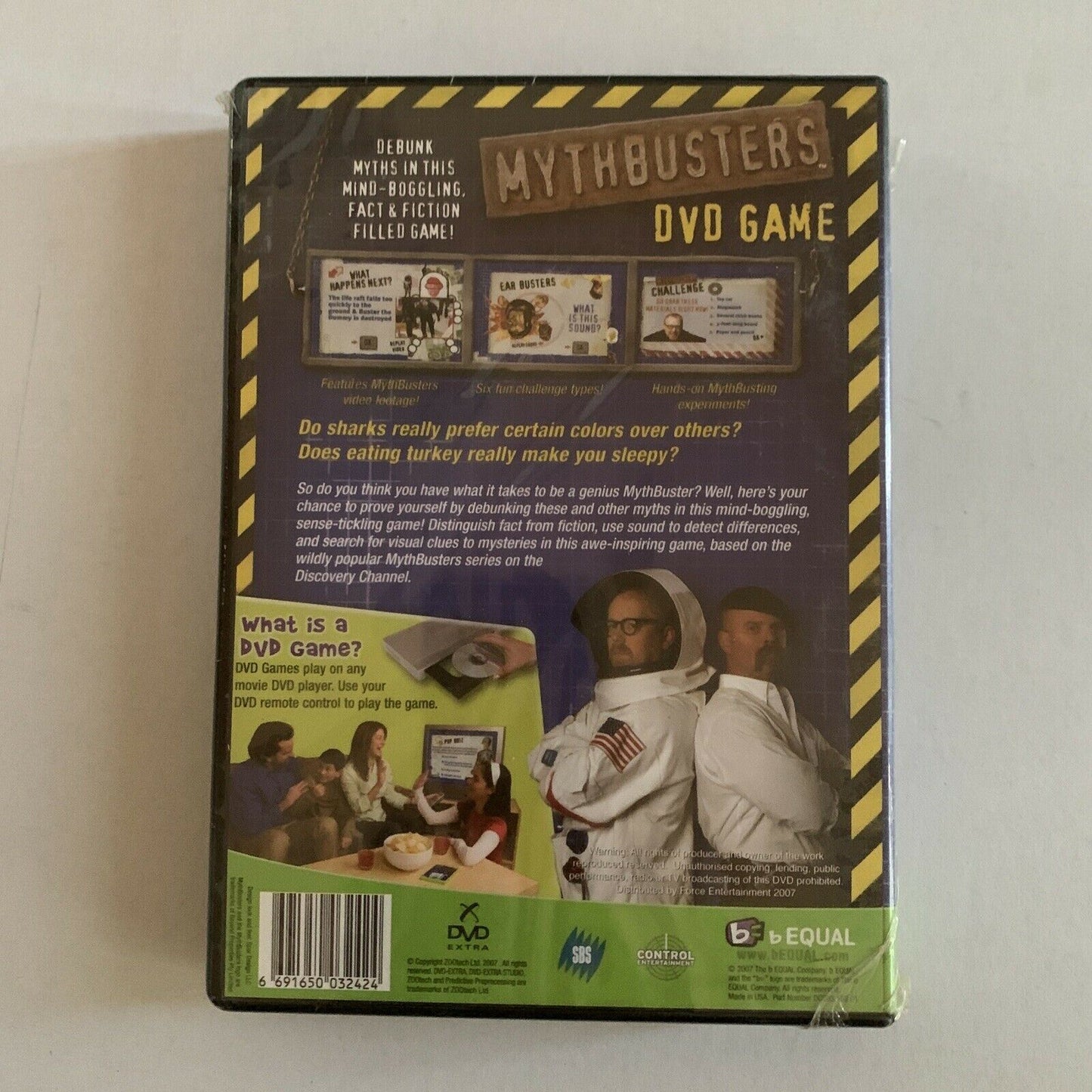 *New Sealed* MythBusters DVD Game - Adam Savage, Jamie Hyneman