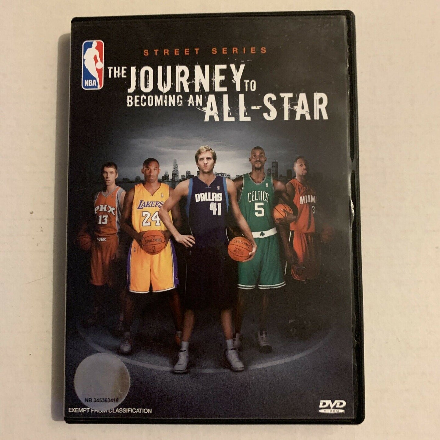 NBA Street Series - The Journey To Becoming An All-Star (DVD, 2013) Kobe Bryant