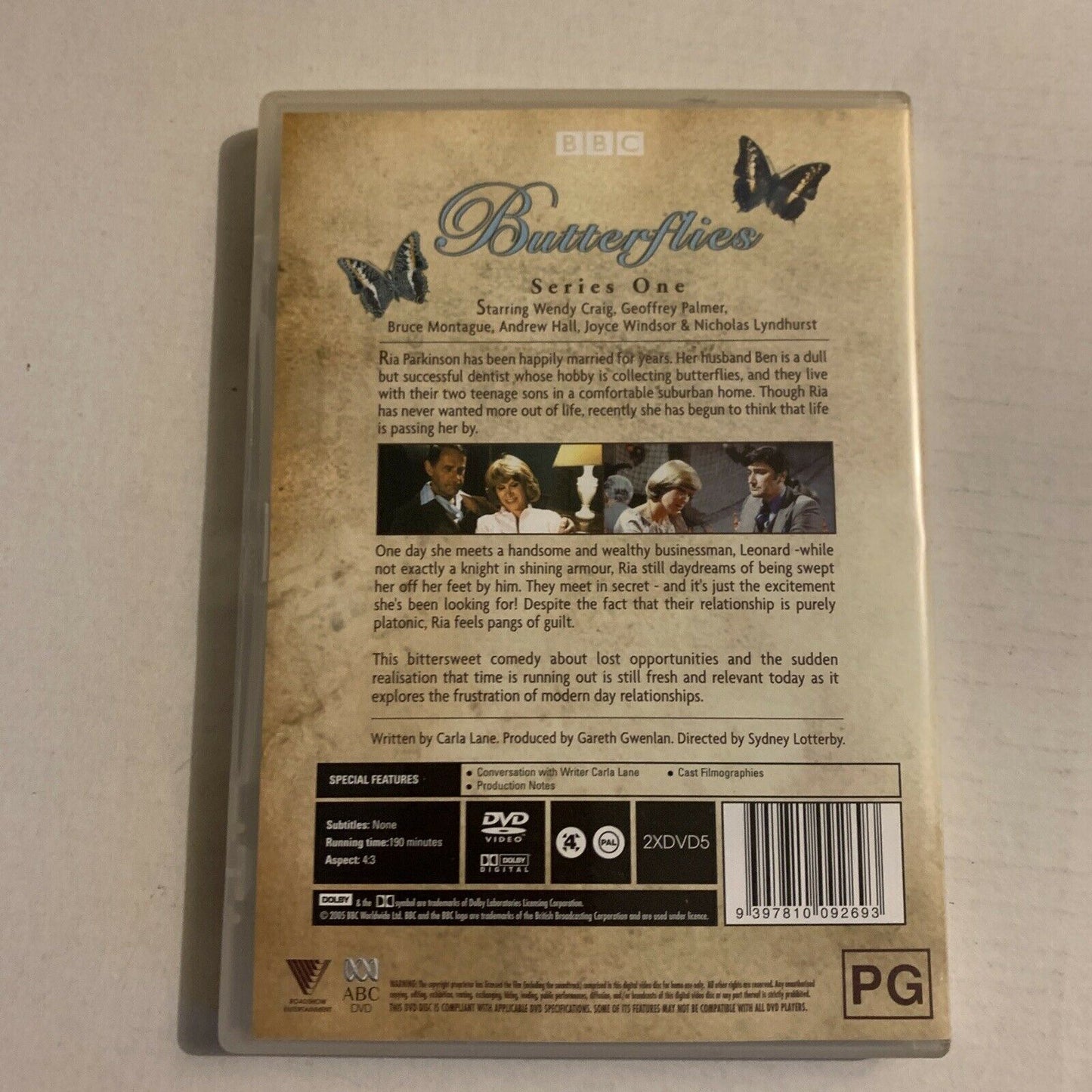 Butterflies : Series 1 (DVD, 1978, 2-Disc) Wendy Craig. BBC Region 4