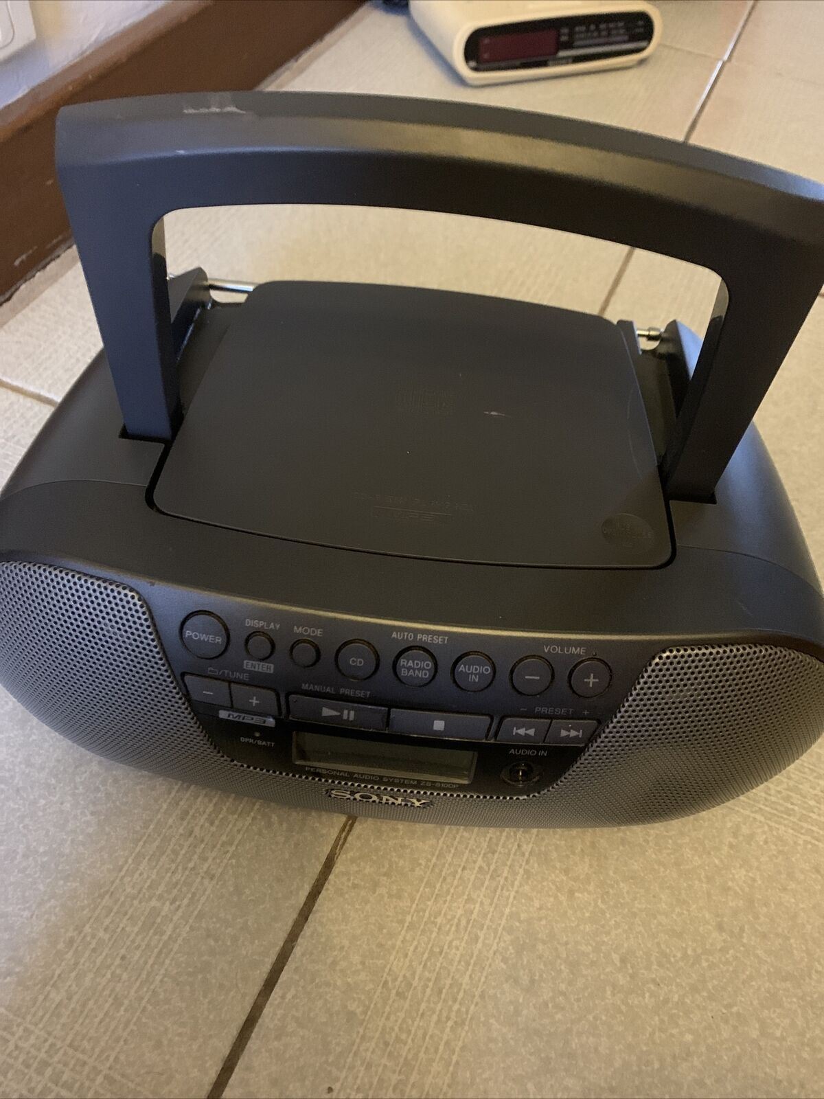 Sony Personal Audio System ZS-S10CP CD MP3 AM/FM Player