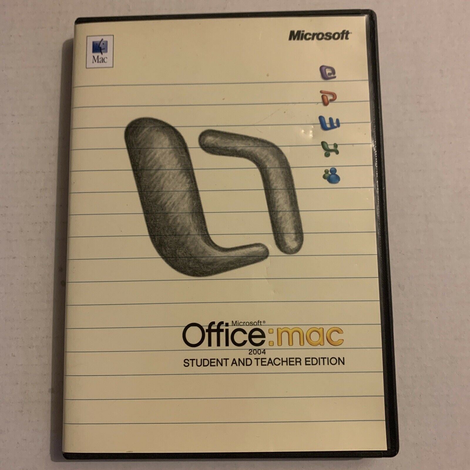 Microsoft Office Mac 2004 Student And Teacher Edition DVDROM
