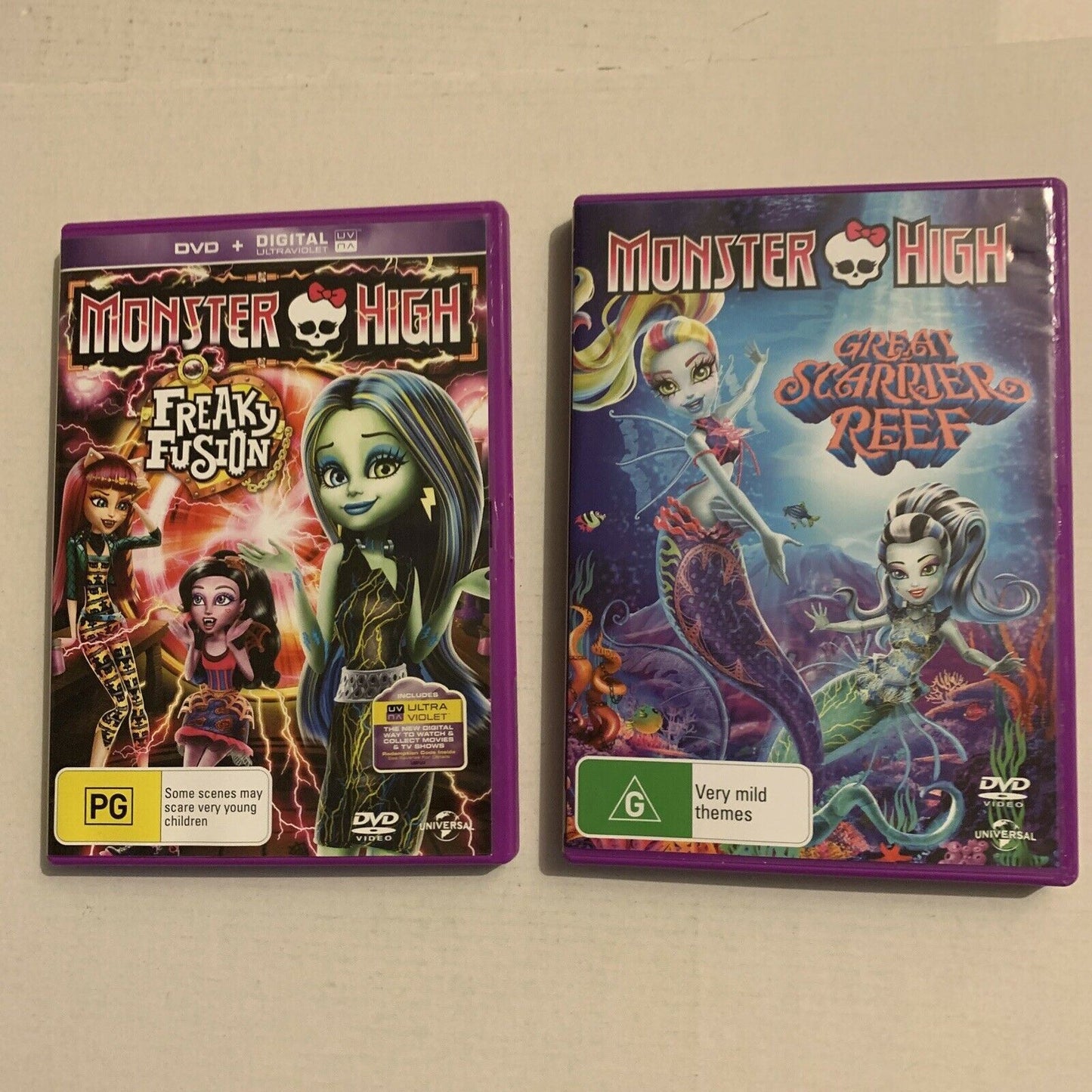 Monster High - Freaky Fusion & Great Scarrier Reef (DVD) 2-Disc Region 4 & 2