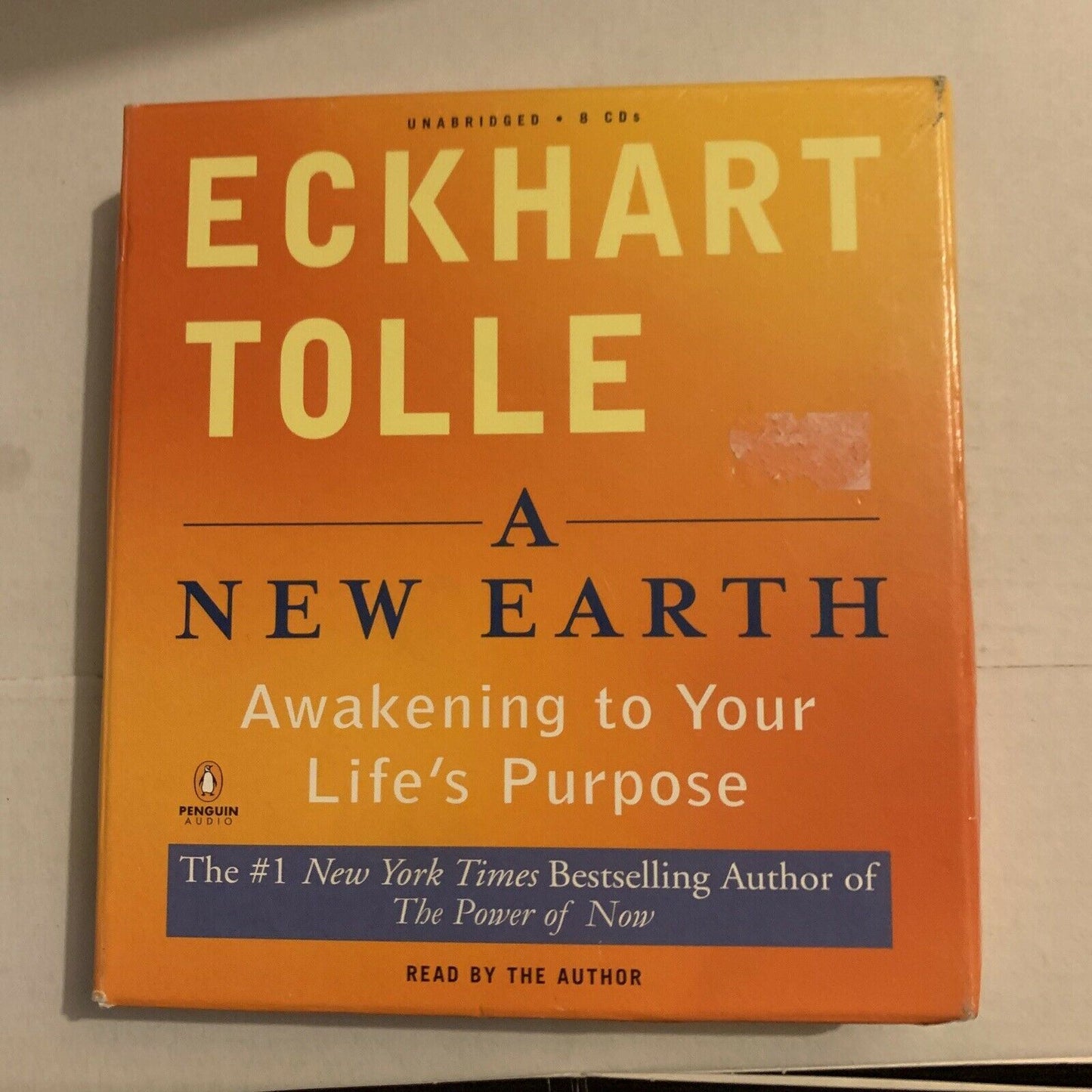 A New Earth: Awakening Your Life's Purpose by Tolle, Eckhart CD-AUDIO 8-Disc