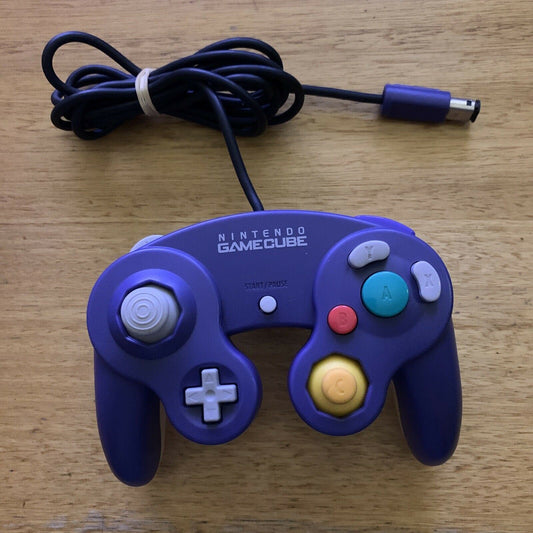 Genuine Nintendo GameCube Controller Blue & Transparent DOL-005