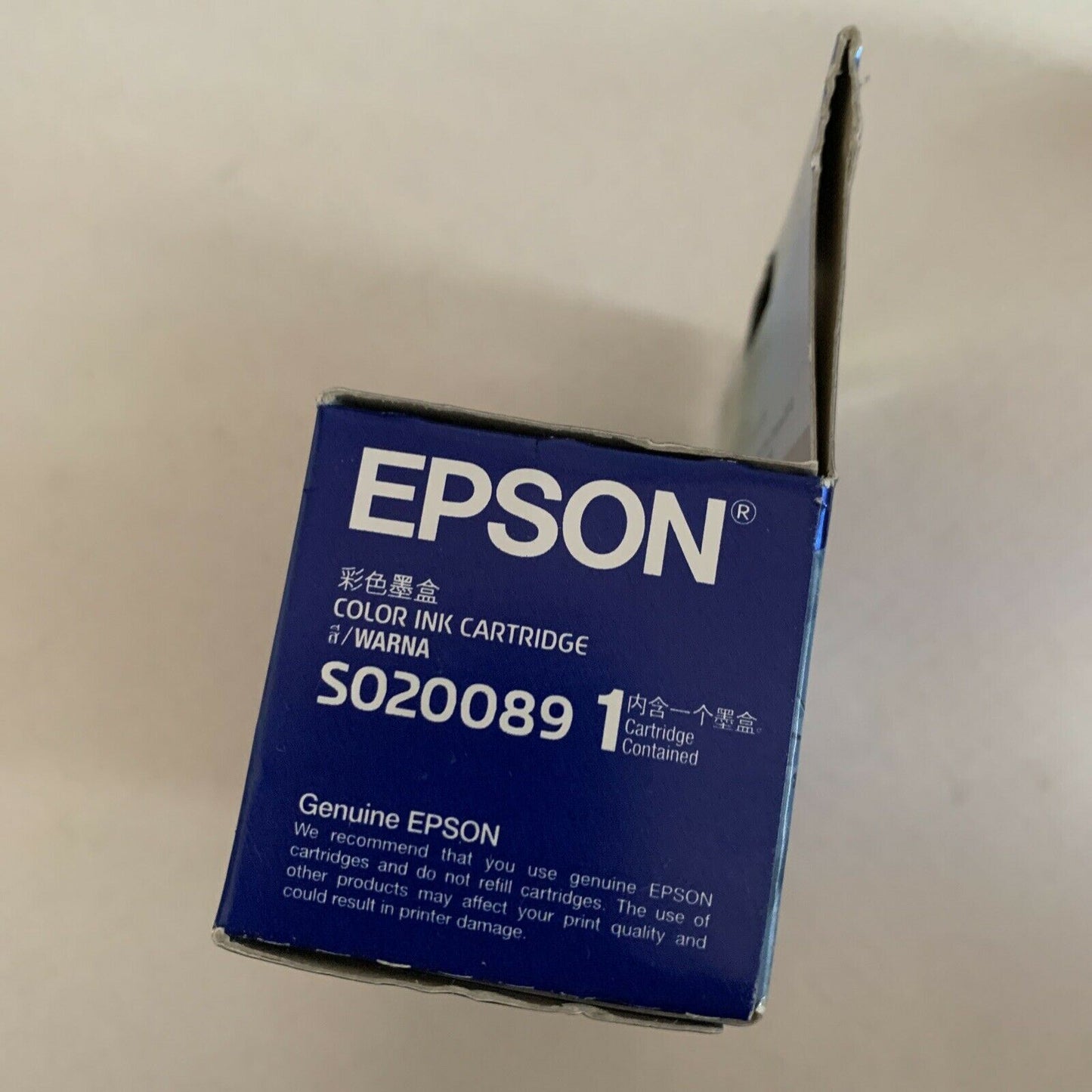Epson color ink cartridge S020089 for Stylus 400/600 600Q/800 & more -