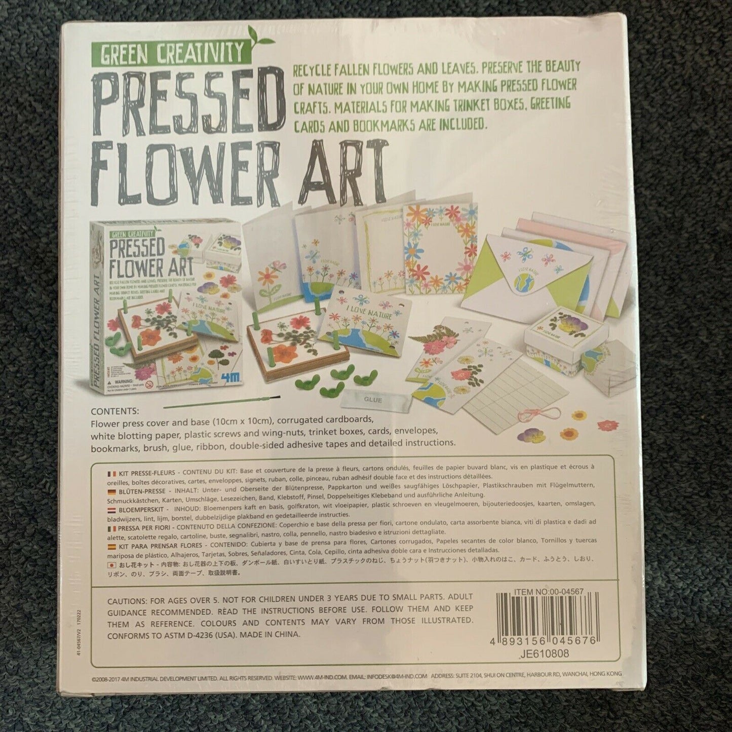 *New Sealed* 4M Green Creativity - Pressed Flower Art