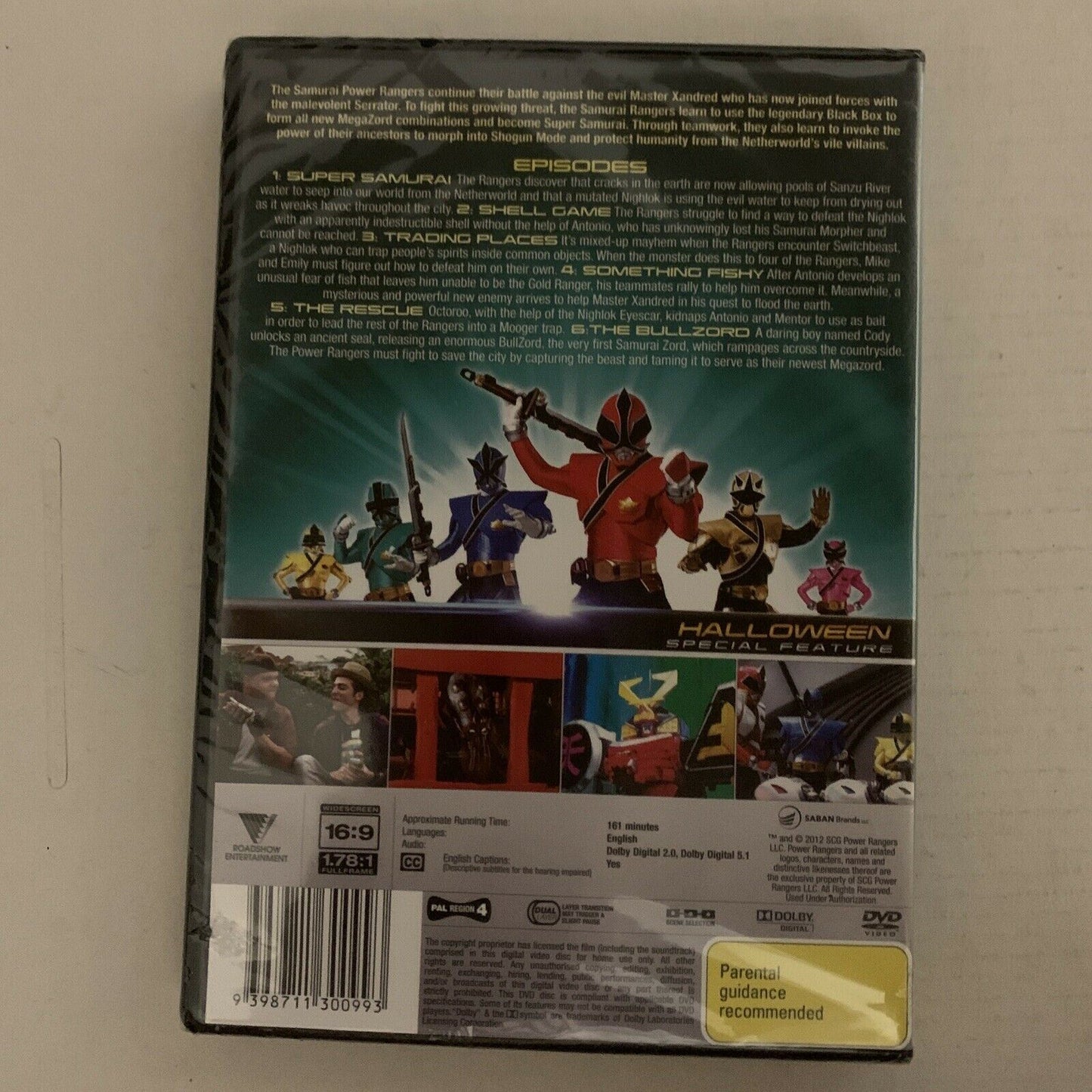 *New Sealed* Power Rangers - Super Samurai (DVD, 2012, 2-Disc Set) Region 4