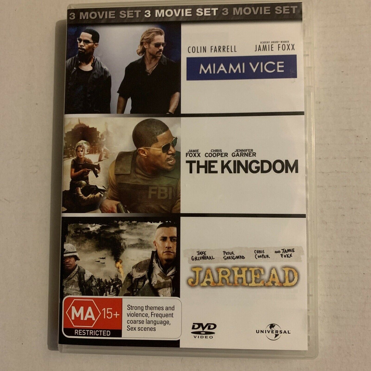 Jamie Foxx: Miami Vice / The Kingdom / Jarhead (DVD) Region 4