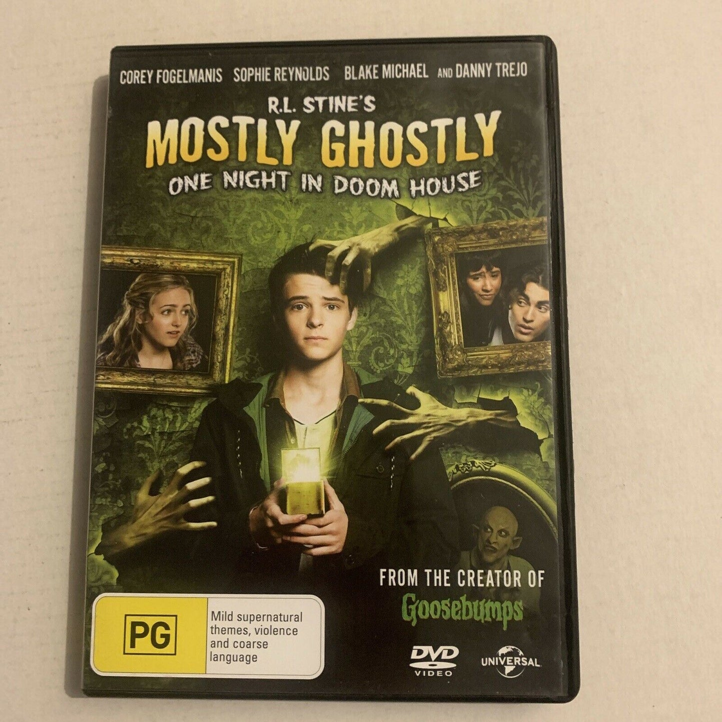 R.L. Stine's Mostly Ghostly - One Night In Doom House (DVD, 2016) Region 4&2