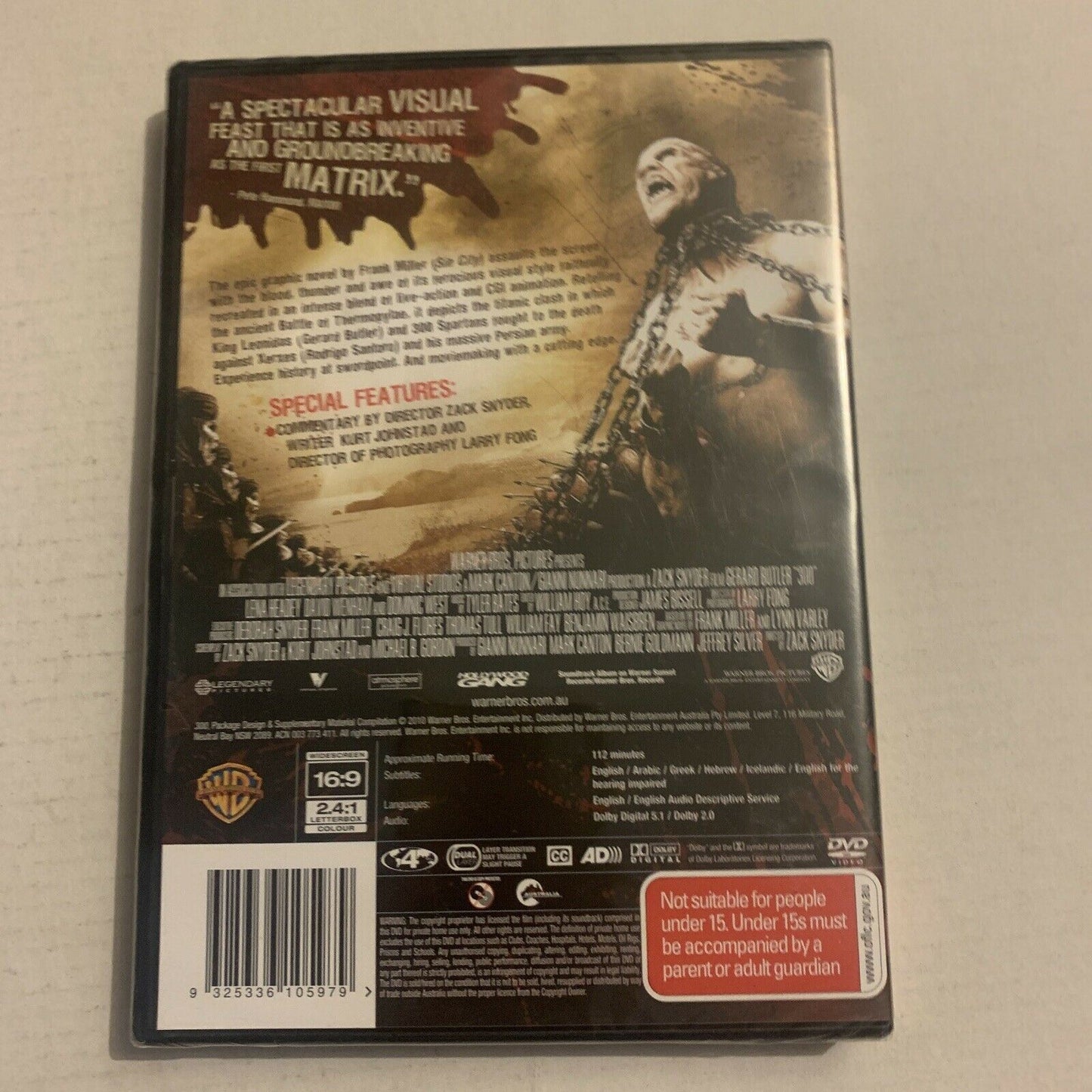 *New Sealed* 300 - Widescreen Edition (DVD, 2010) Region 4