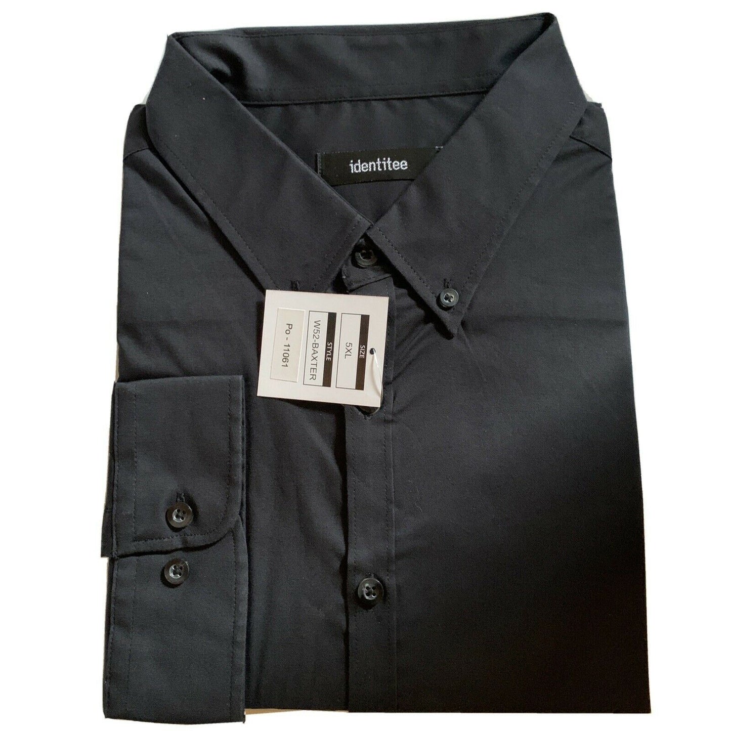 *New* Men's Baxter Long Sleeve Shirt Black Size: 5XL Style: W52