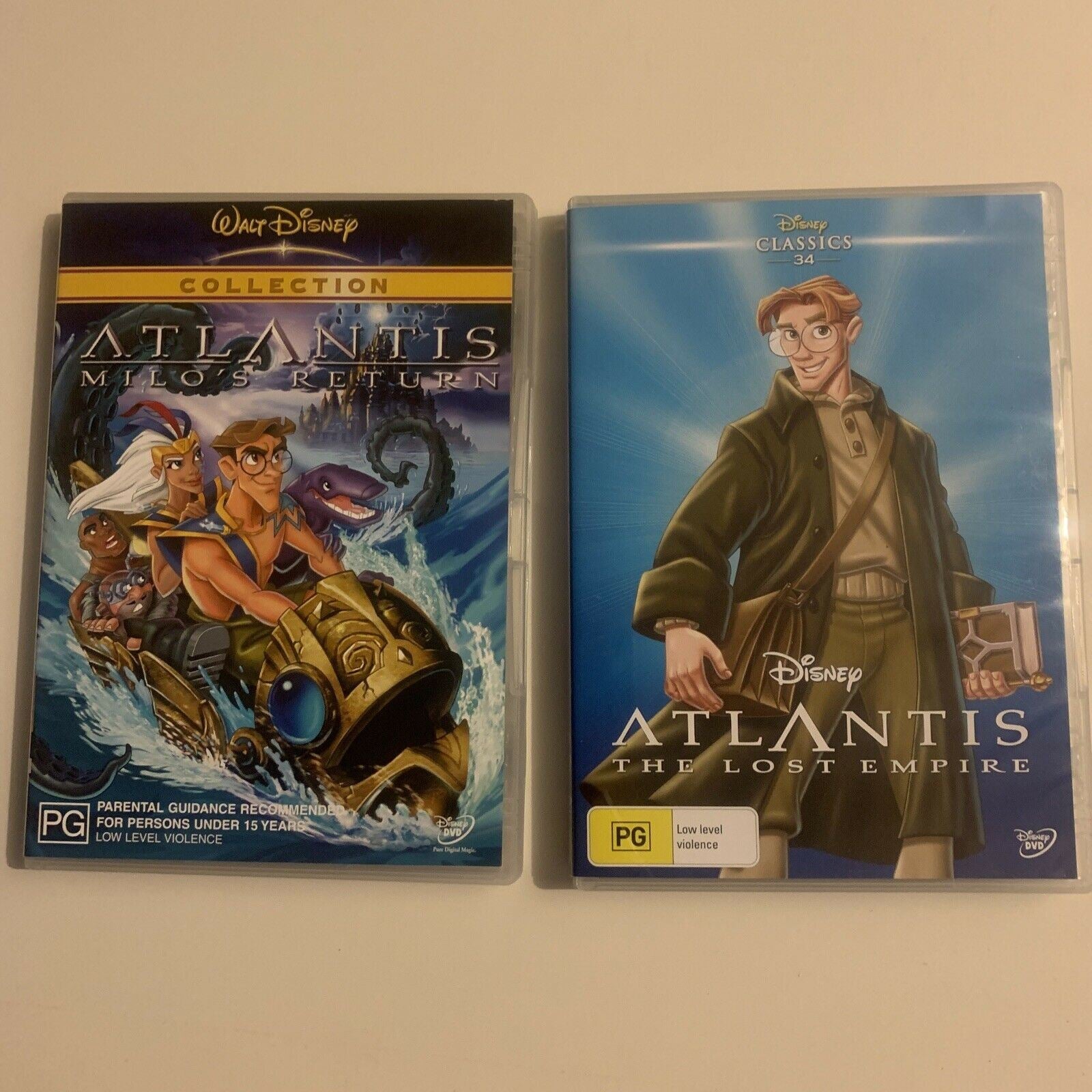 Atlantis - The Lost Empire / Atlantis - Milo's Return (DVD) Region 4u00262 –  Retro Unit