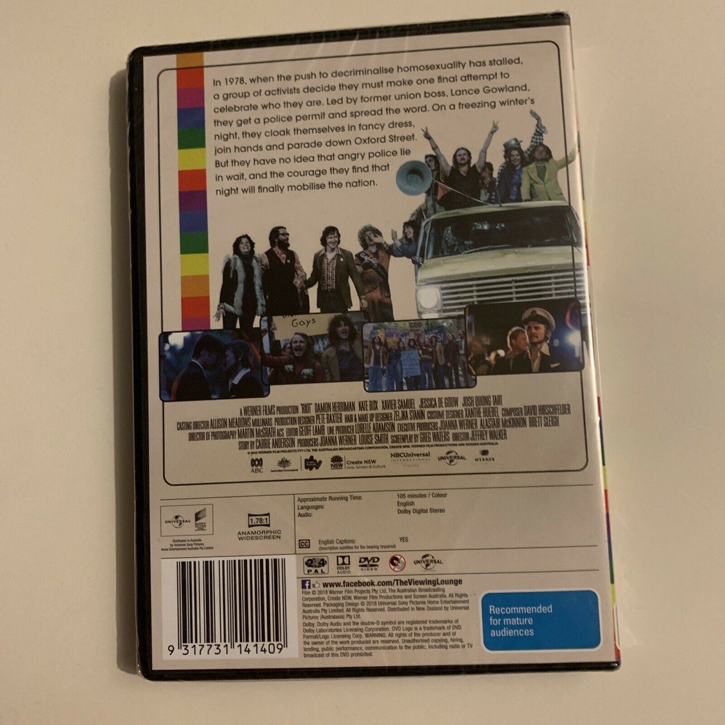 *New Sealed* Riot (DVD, 2018) Damon Herriman, Kate Box, Xavier Samuel Region 4&2