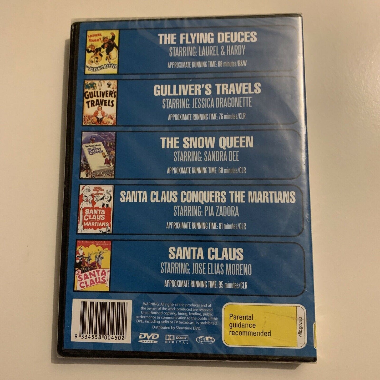 *Sealed* Gulliver's Travels / The Snow Queen / Santas Claus / Flying Deuces DVD