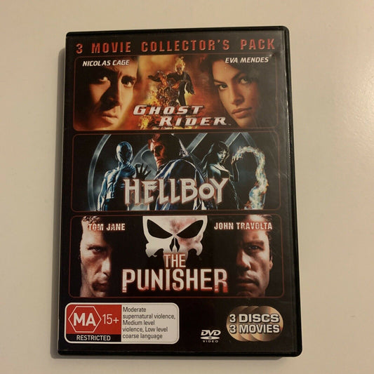Ghost Rider / Hellboy / The Punisher (DVD) Australia Region 4