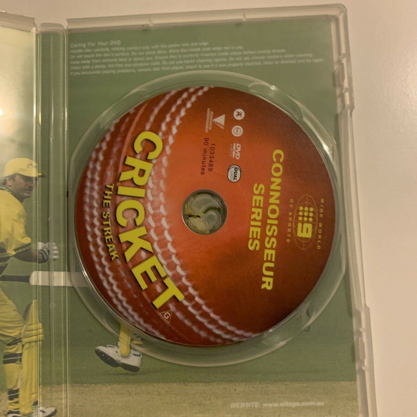 Connoisseur Series: Cricket - The Streak (DVD, 2002) Region 4