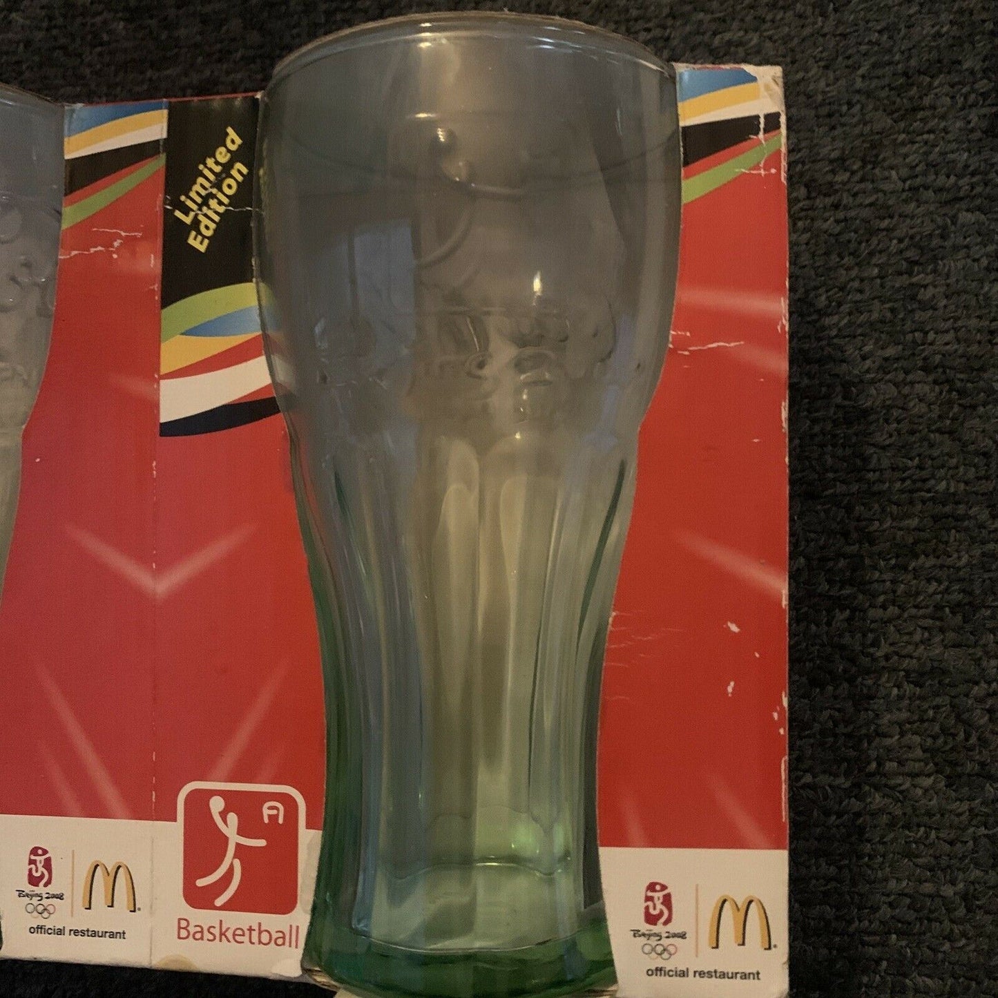 McDonald's 2x Glasses Beijing 2008 Promotional Item