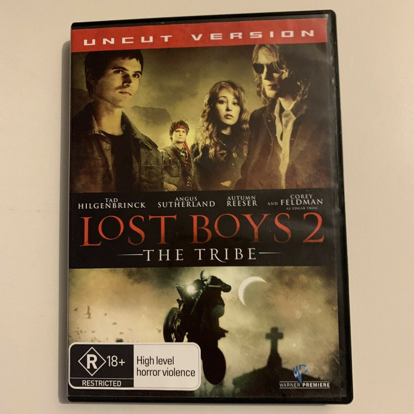 Lost Boys 2: The Tribe - Uncut Version (DVD, 2009) Corey Feldman Region 4&2