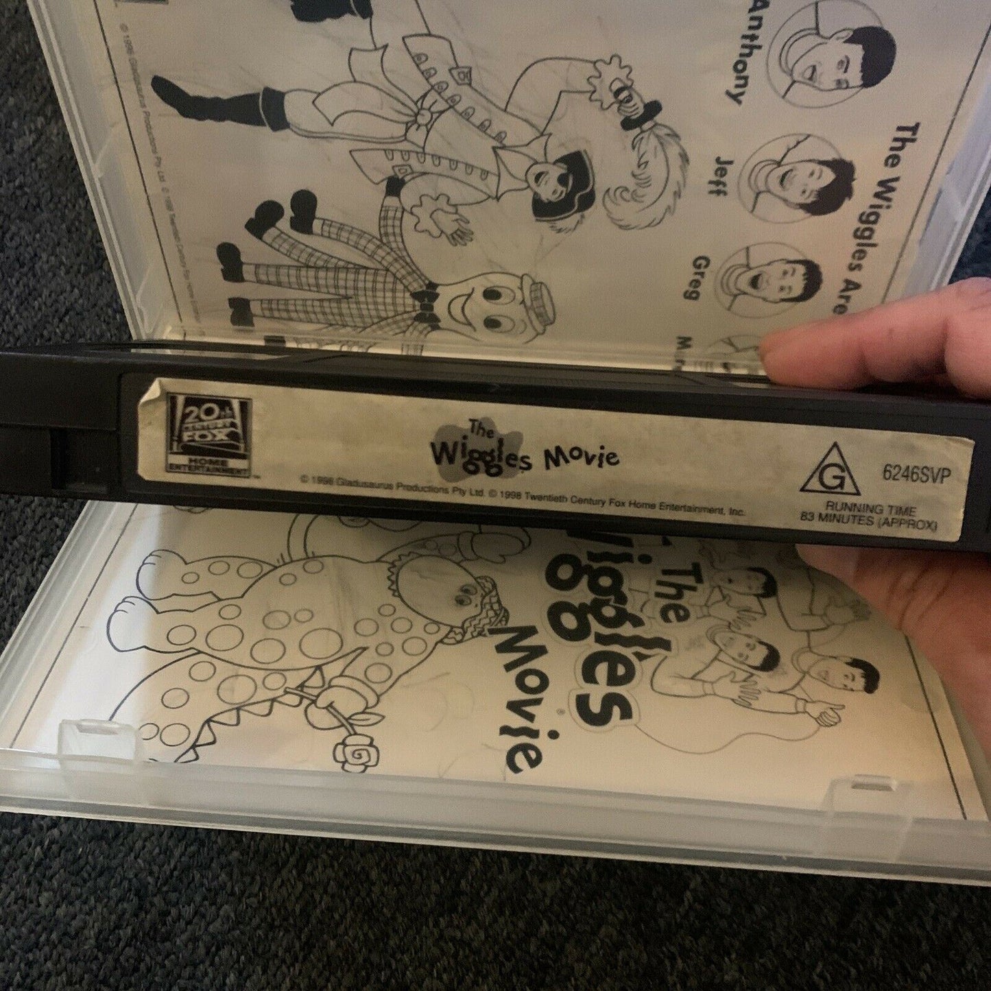 The Wiggles Movie (VHS, 1997) PAL Video Original line up