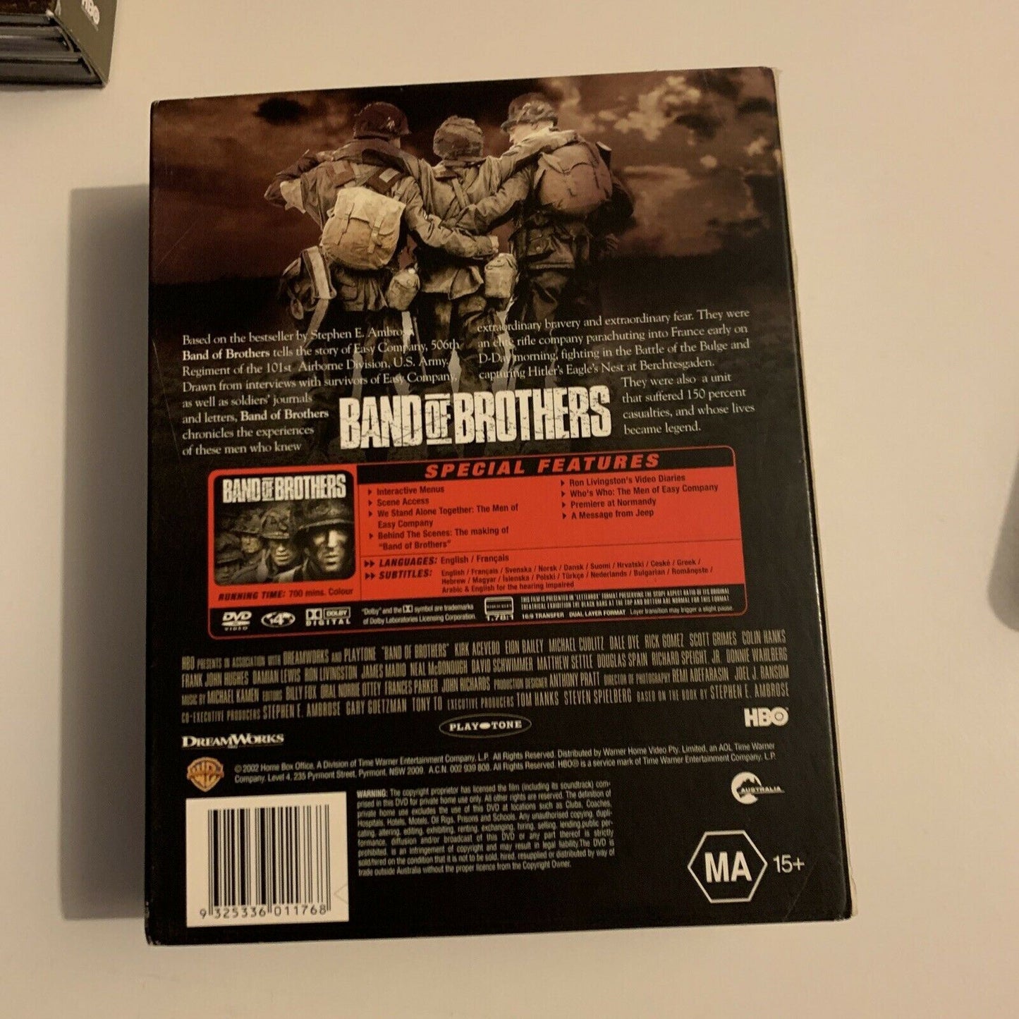 Band Of Brothers / The Pacific (DVD, 2002, 12-Disc) Region 4&2