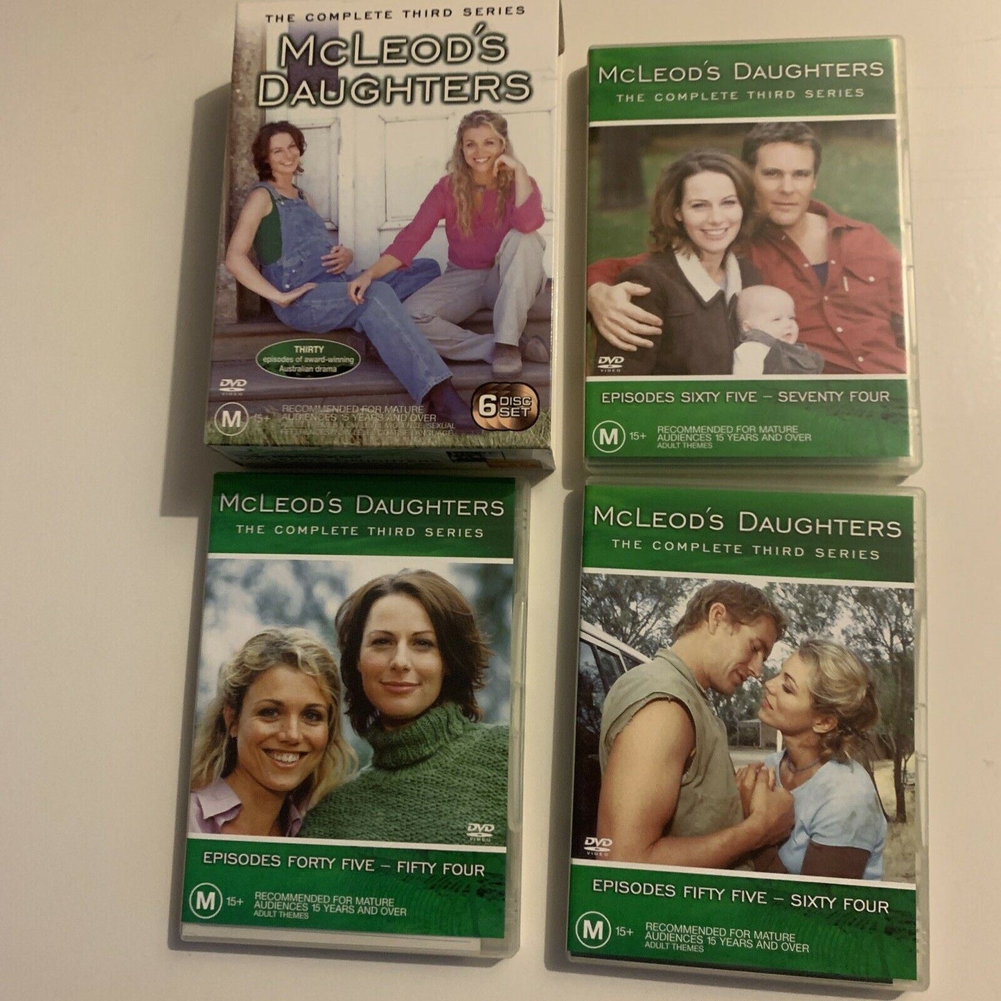 McLeod's Daughters : Season 3 (DVD, 2005, 6-Disc Set) Inge Hornstra Region 4&2