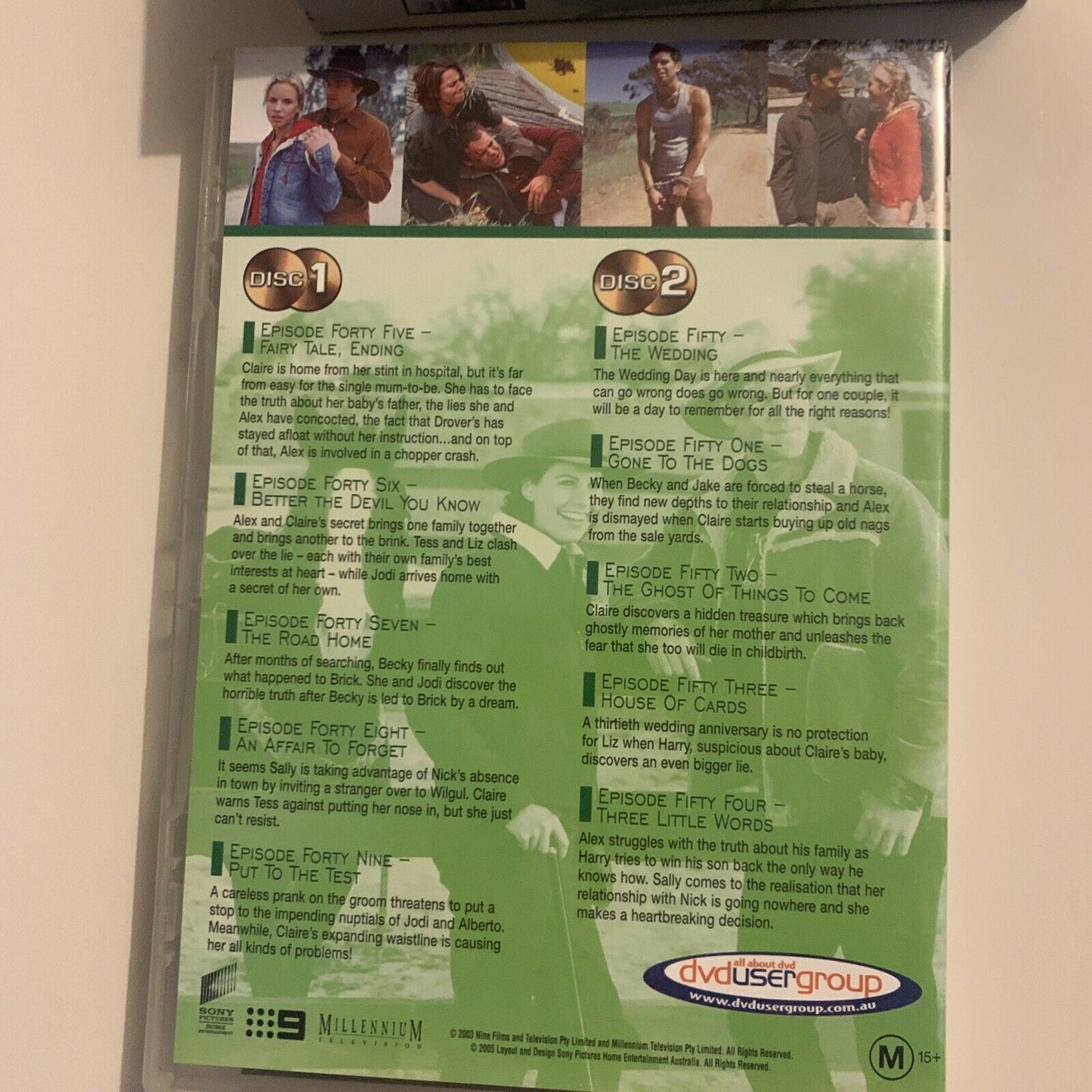 McLeod's Daughters : Season 3 (DVD, 2005, 6-Disc Set) Inge Hornstra Region 4&2