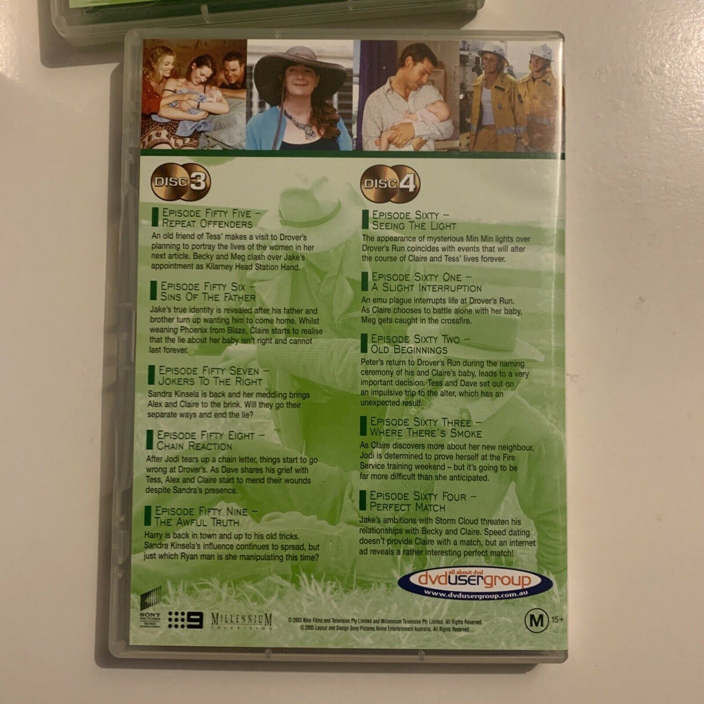 McLeod's Daughters : Season 3 (DVD, 2005, 6-Disc Set) Inge Hornstra Region 4&2