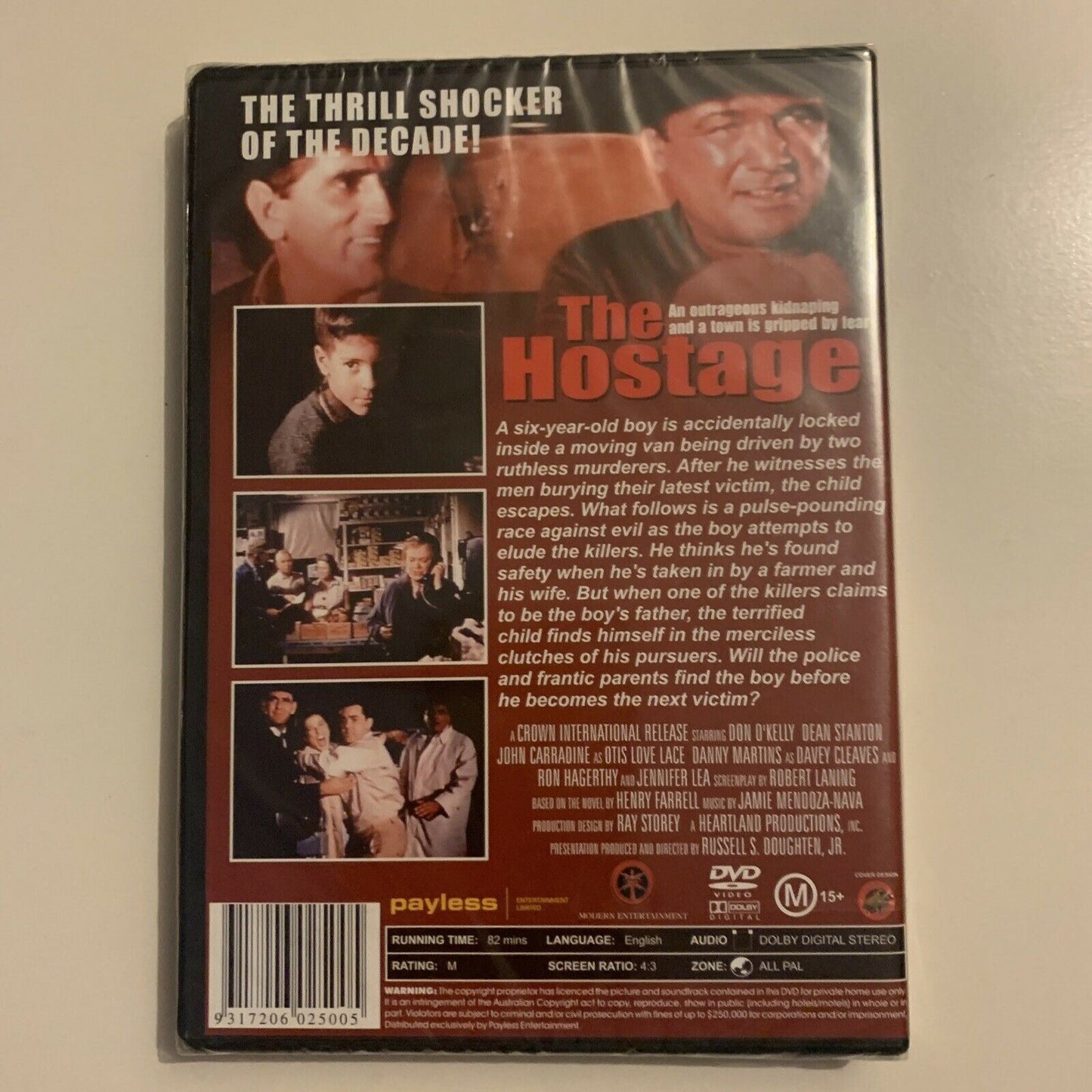 *New Sealed* The Hostage (DVD, 1967) Harry Dean Stanton, John Carradine