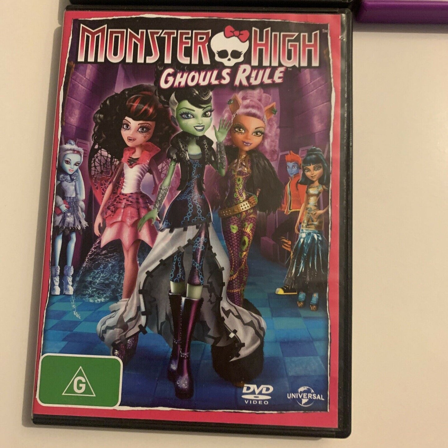 4x Monster High DVDs: Haunted / Ghouls Rule / Friday Night Freight / Freaky