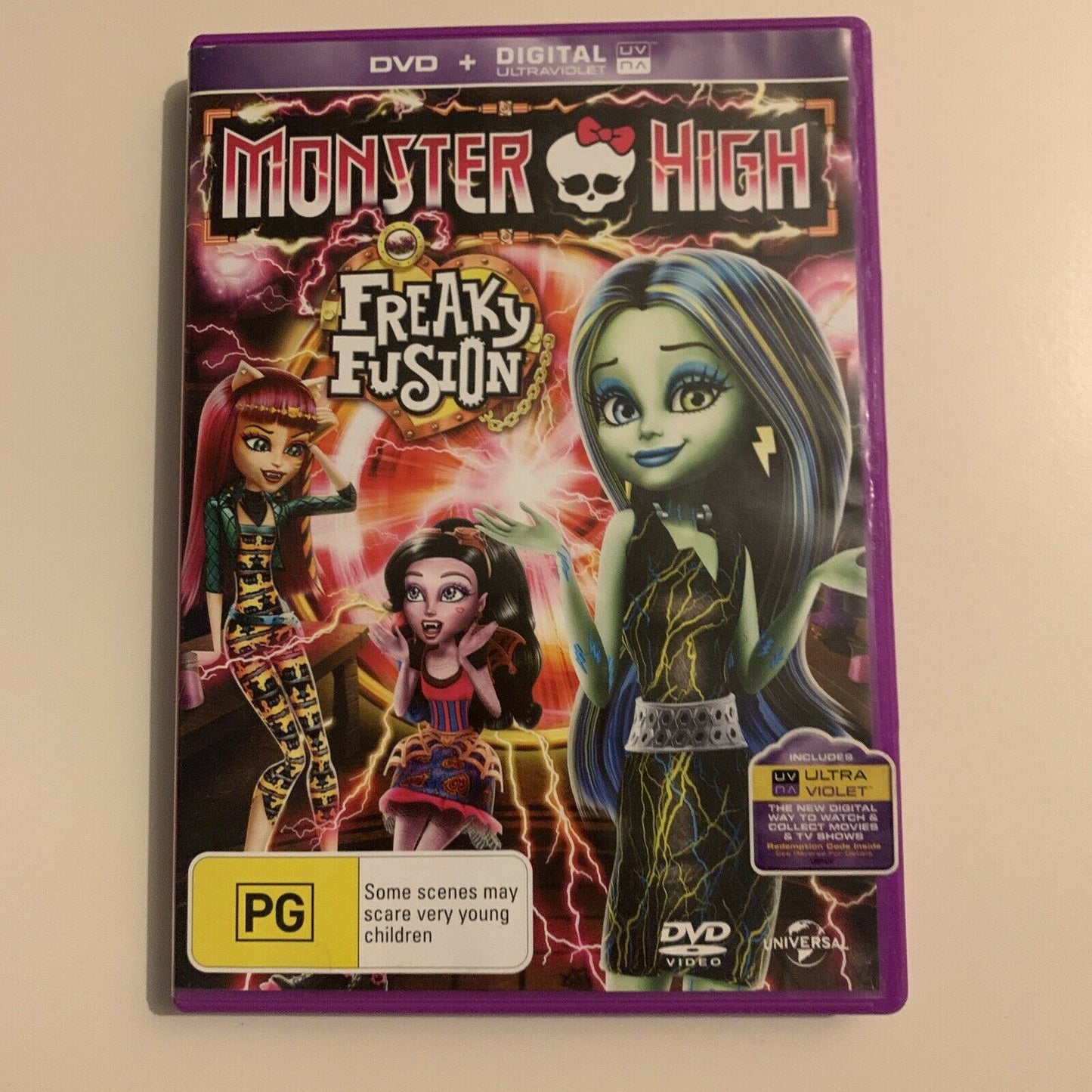 4x Monster High DVDs: Haunted / Ghouls Rule / Friday Night Freight / Freaky
