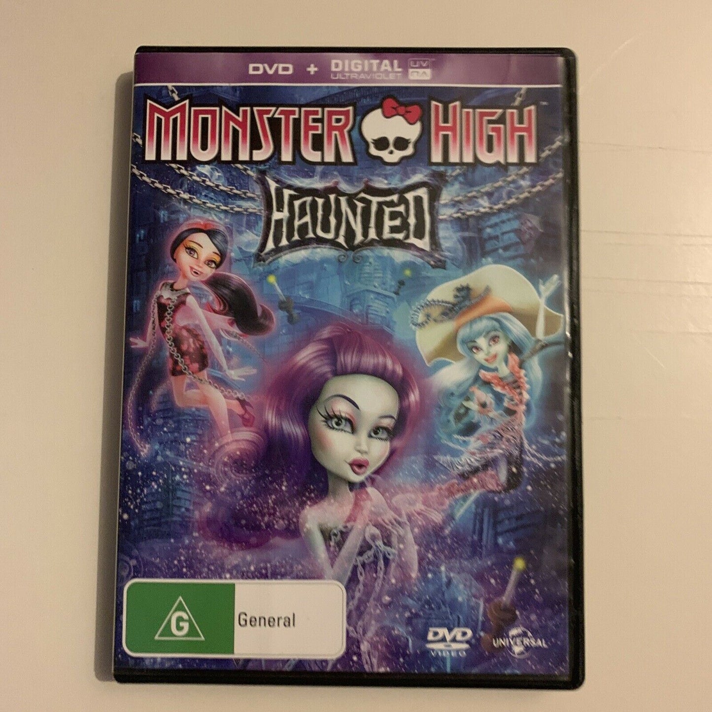 4x Monster High DVDs: Haunted / Ghouls Rule / Friday Night Freight / Freaky