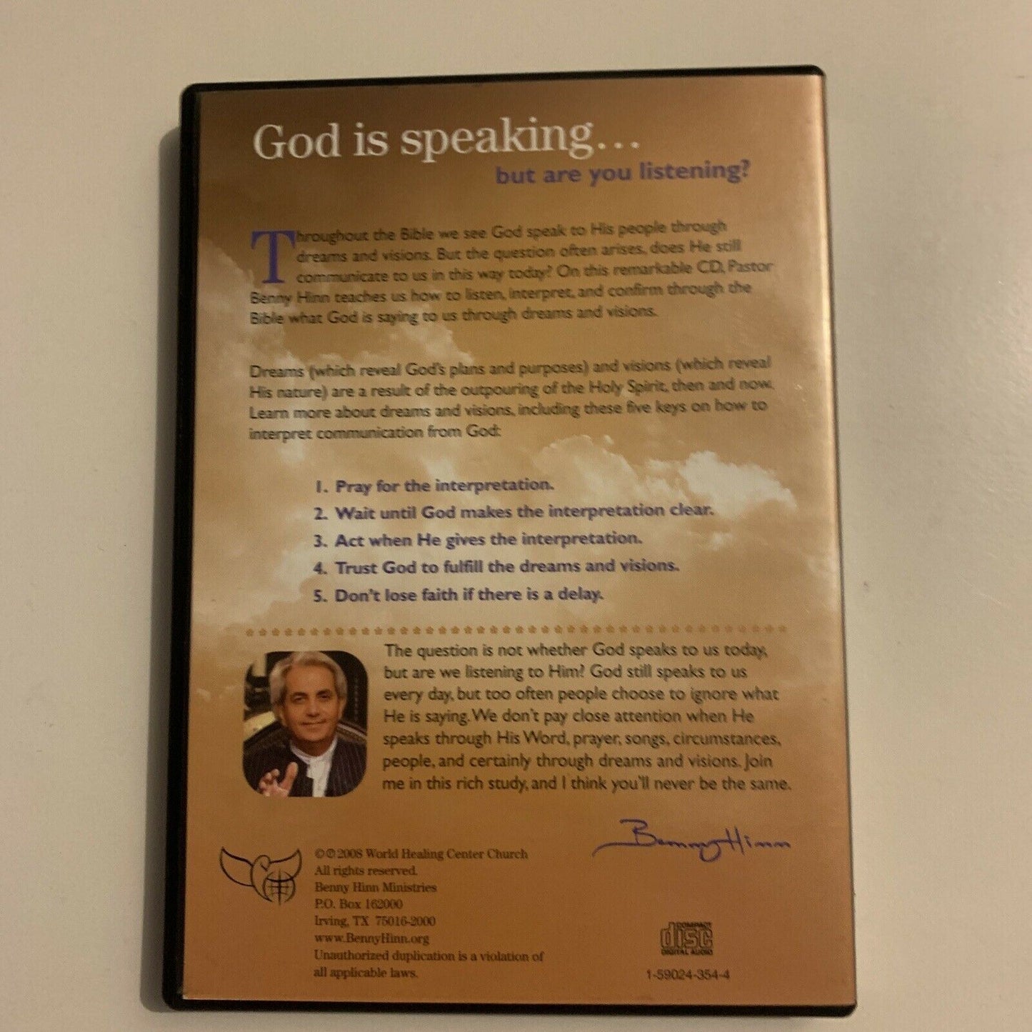 Benny Hinn: The Fruit Of The Spirit / Dreams & Visions (CD, 2008, 2-Disc)