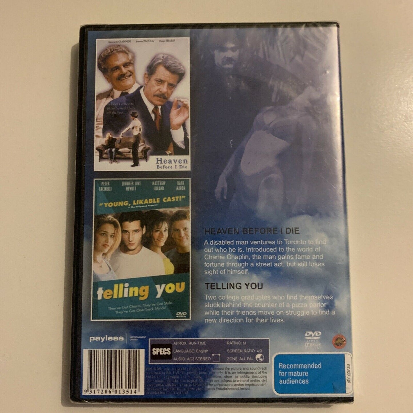 *New Sealed* Heaven Before I Die / Telling You (DVD) All Regions
