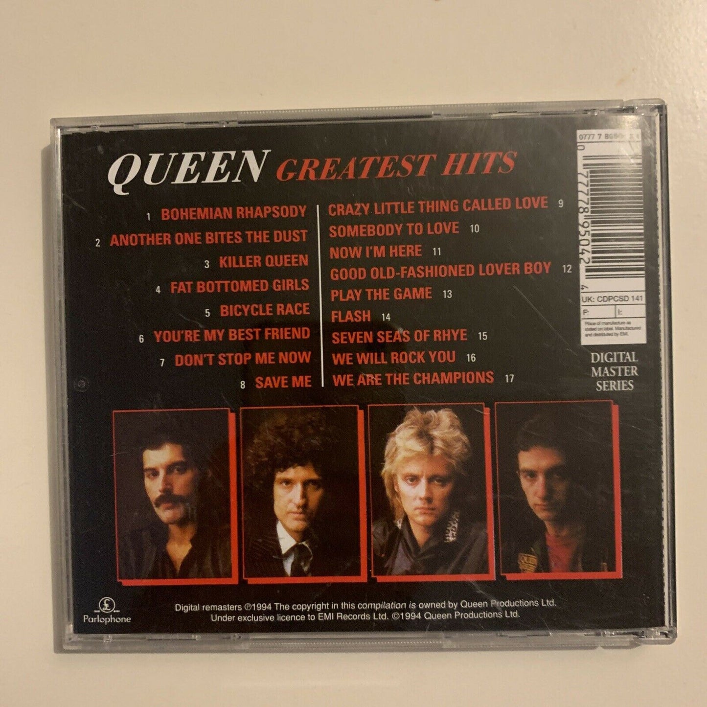 Greatest Hits by Queen (CD, Jun-1994, Parlophone)