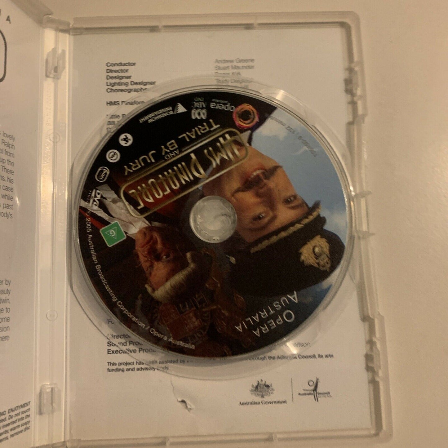 Opera Australia: HMS Pinafore / Trial By Jury (DVD, 2005) Gilbert & Sullivan's