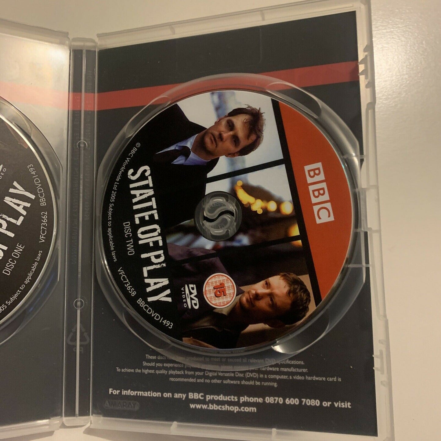 State Of Play - Political Thriller BBC Mini-Series (DVD, 2003) Region 4&2