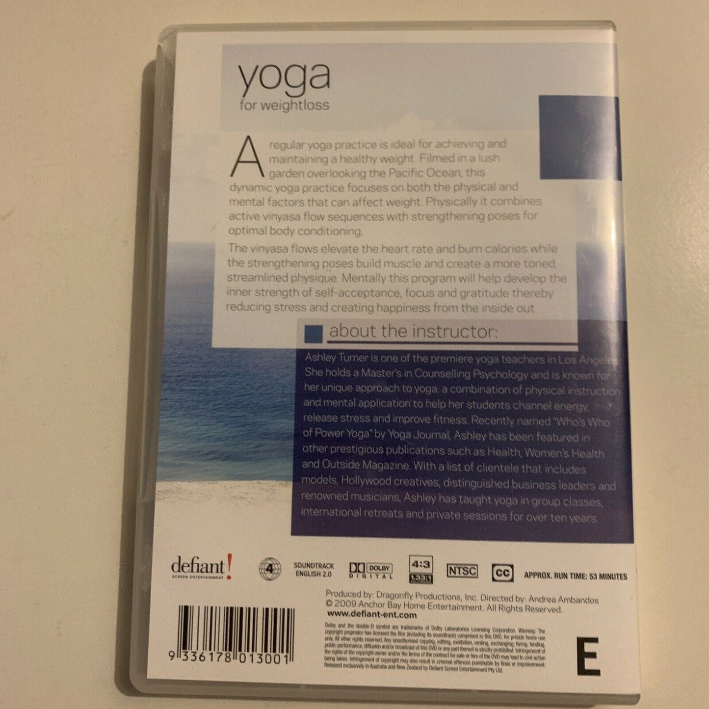 Element - Yoga For Weightloss (DVD, 2009) Ashley Turner. Region 4