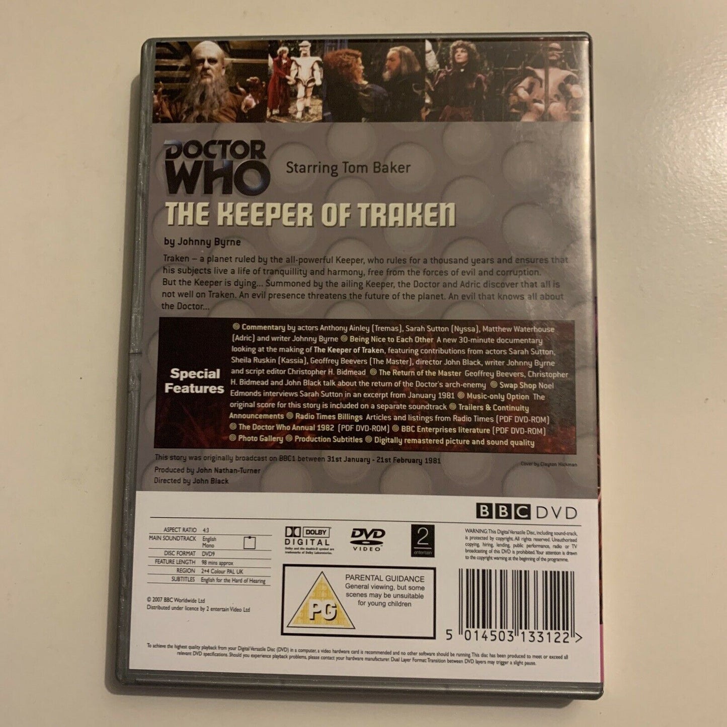 Doctor Who - The Keeper Of Traken (DVD, 1981) Tom Baker BBC Region 4&2