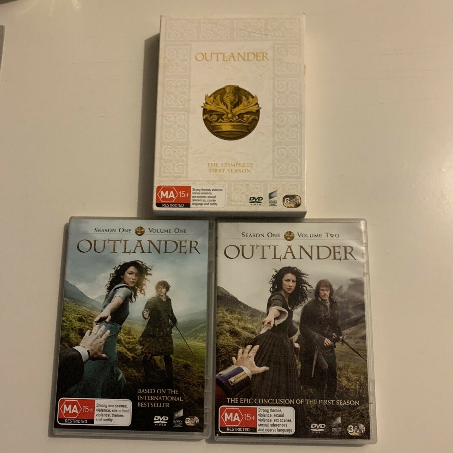 Outlander : Season 1 (DVD, 2015, 6-Disc Set) Region 4&2