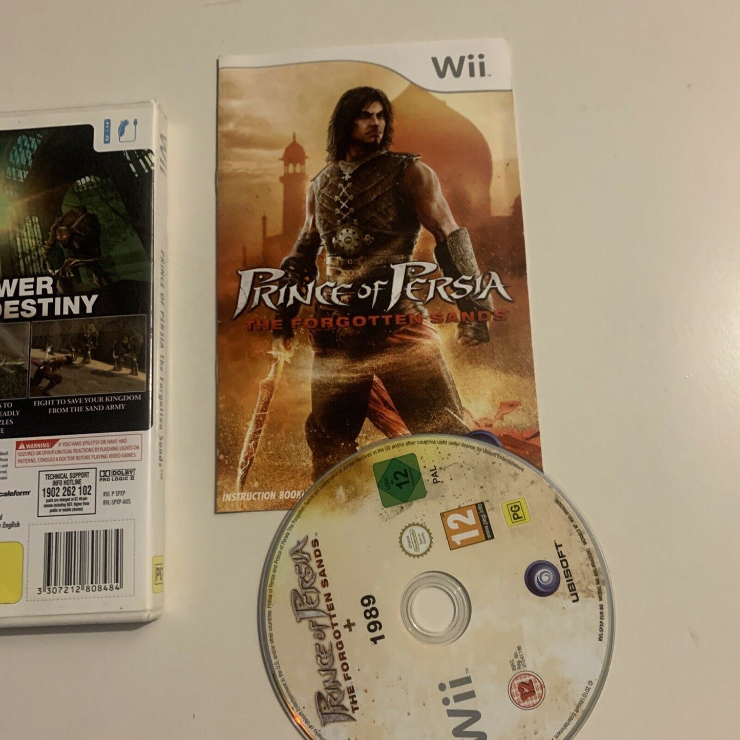 Prince of Persia The Forgotten Sands - Nintendo Wii PAL Complete With Manual