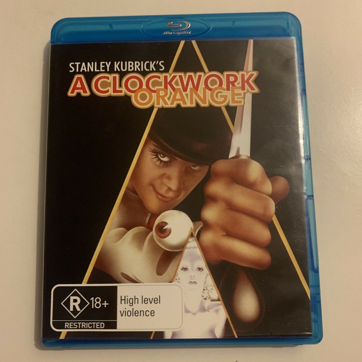 Stanley Kubrick's: A Clockwork Orange (Blu-ray, 1971) Malcolm McDowell