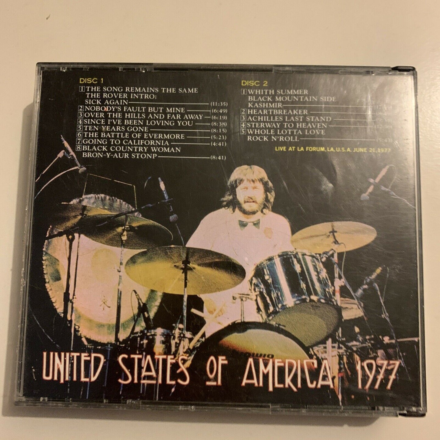 An Evening With Led Zeppelin - On The Whispering Wind (USA 1977) CD 2-Disc