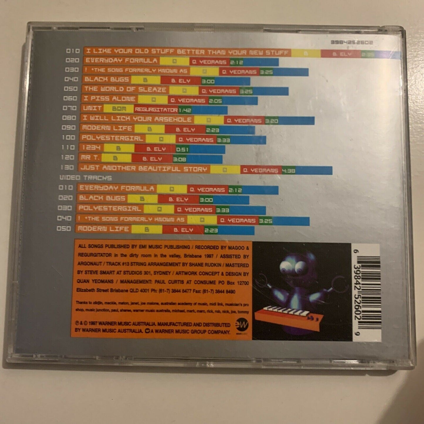 Unit Re-Booted (Special Edition) by Regurgitator (CD, Oct-1998, EastWest)