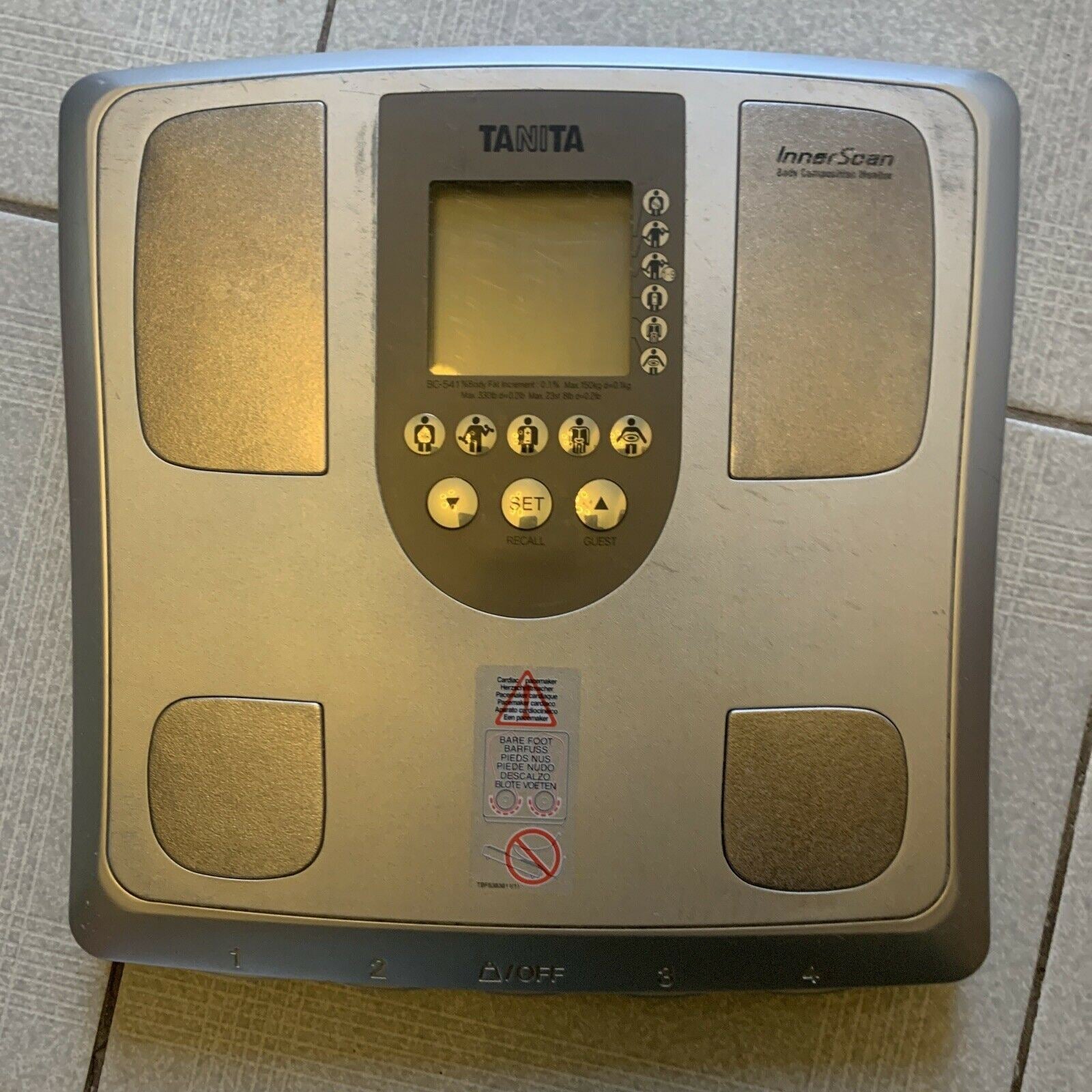 Tanita BC-541 : Body Fat Measurement Scales : NZ Muscle