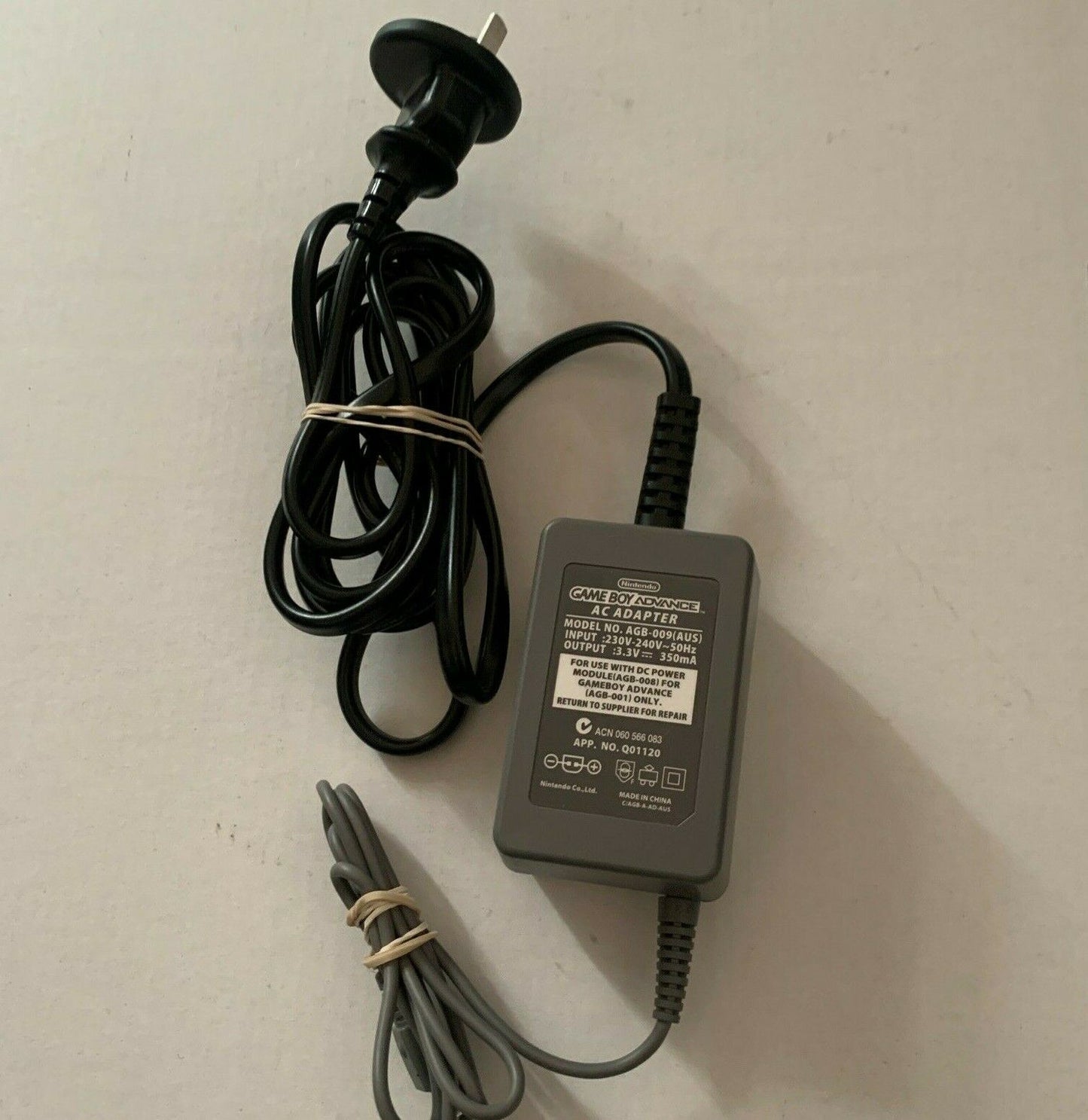 Genuine Nintendo Gameboy Advance AC Adapter AGB-009(AUS)