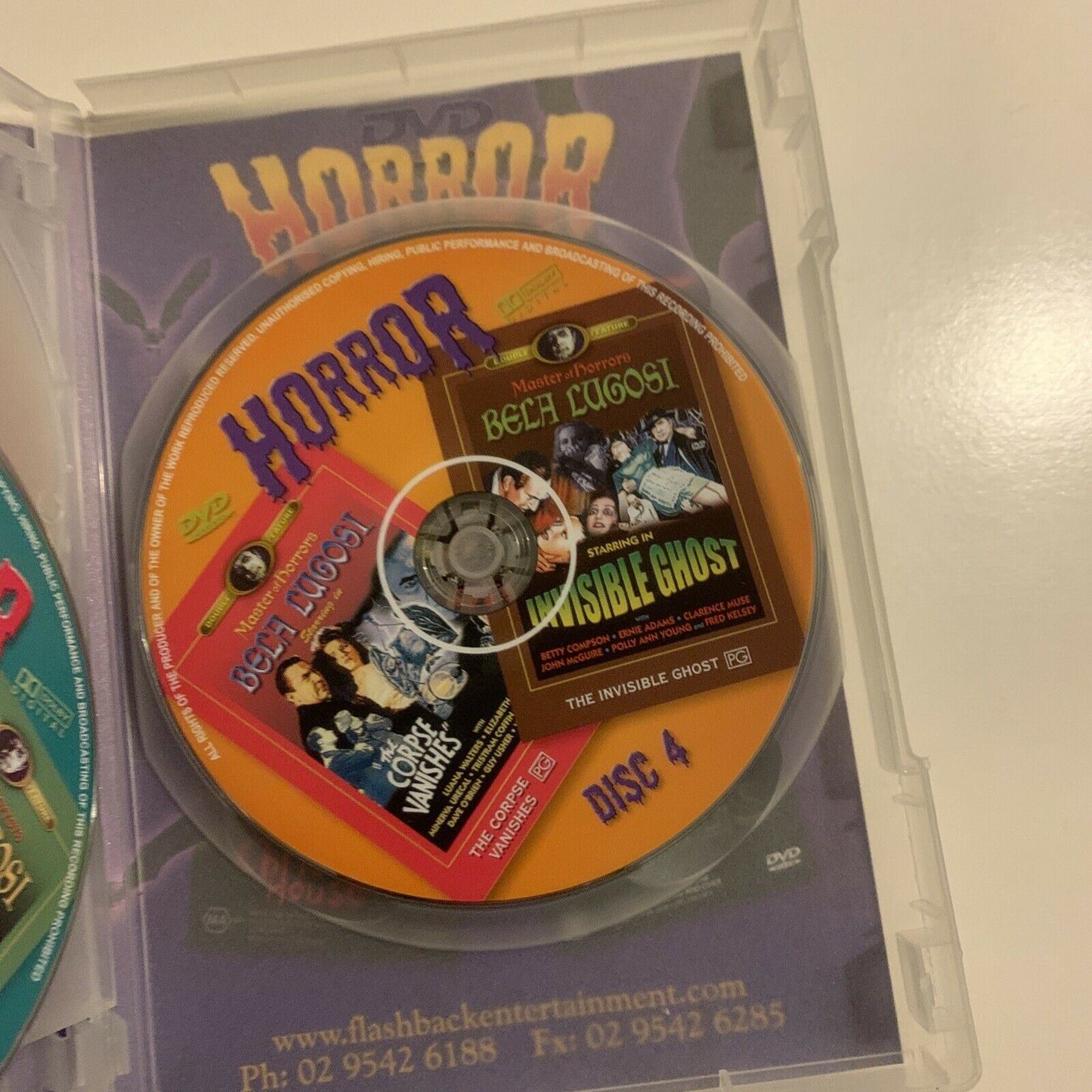 Classic Horror Ten Movie Pack DVDs ~ Bela Lugosi - All Regions