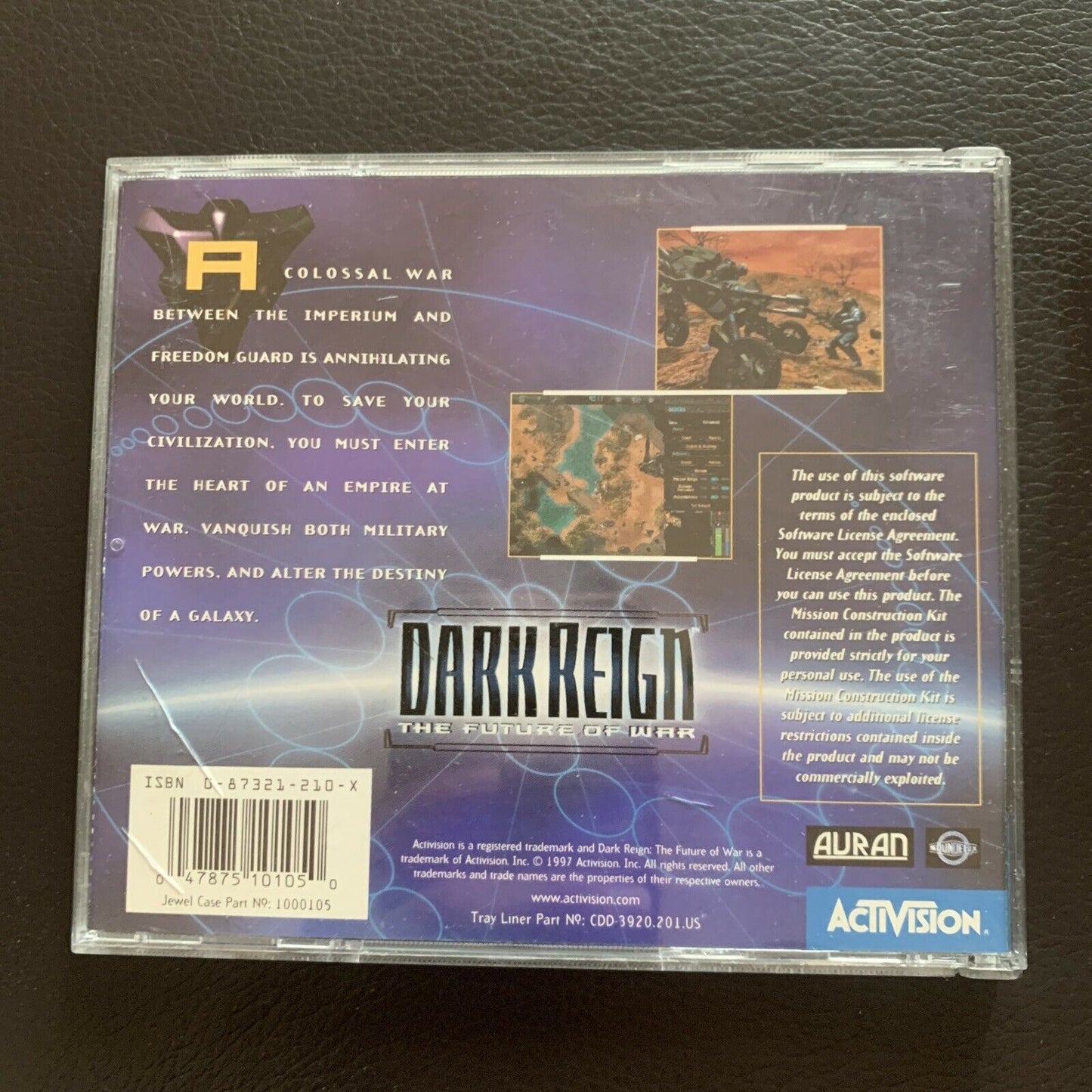 Dark Reign: The Future of War PC Game 1997