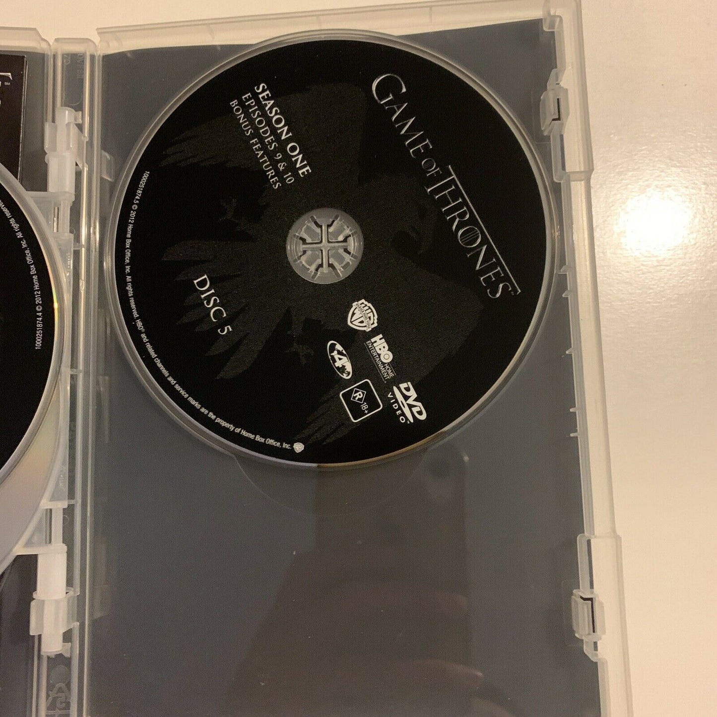Game Of Thrones : Season 1 (DVD, 2012, 5-Disc Set) Region 4&2